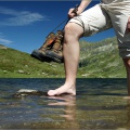 Erfrischung nach der Wanderung