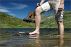 Erfrischung nach der Wanderung