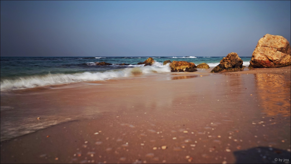 Caesarea-Strand-Wellen-kurz