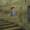 Nazareth-Verkuendigungsbasilika-Treppe-Fenster