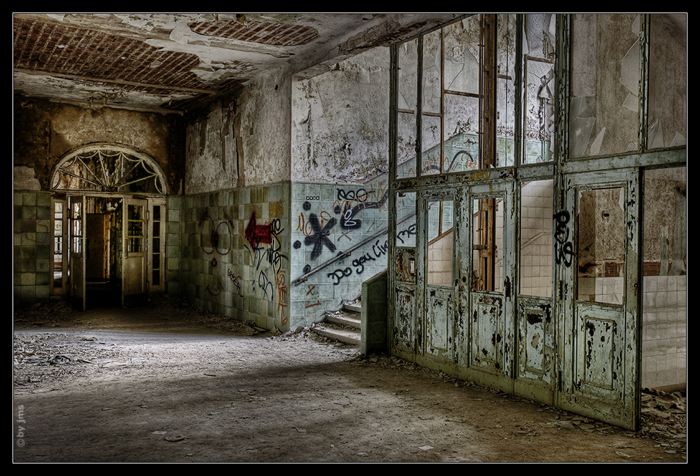 Chirurgie Gang Treppe Aufzug
